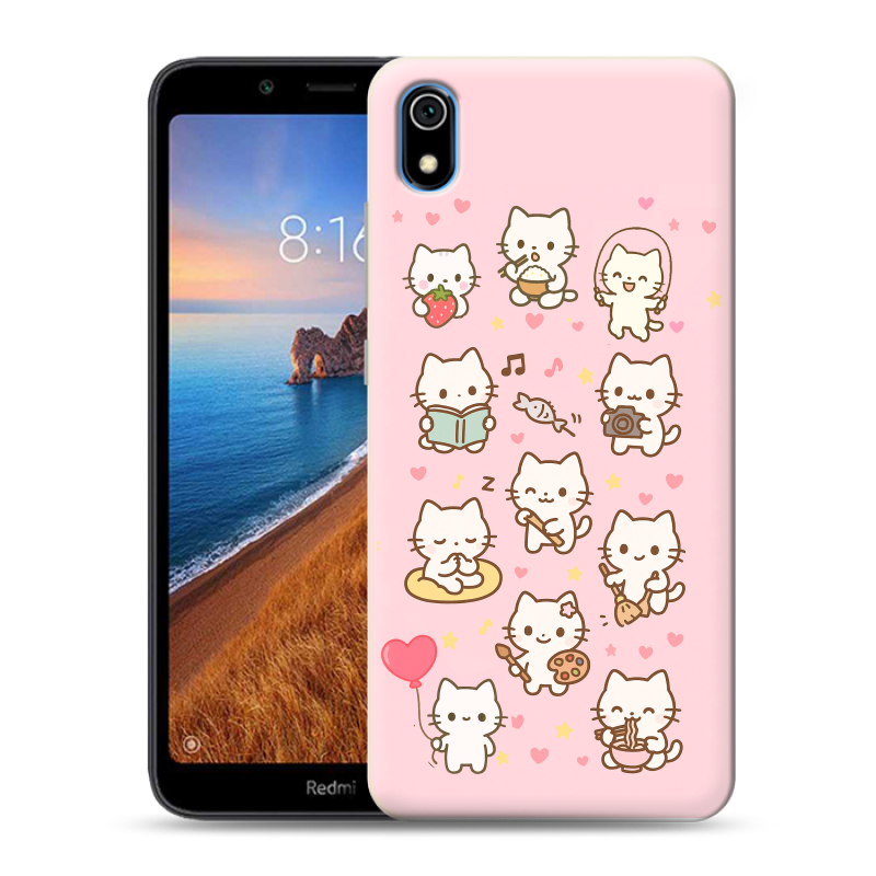 Пластиковый чехол на Xiaomi RedMi 7A с принтом Hello Kitty Хелоу Кити Пластиковый чехол на Xiaomi RedMi 7A с принтом Hello Kitty Хелоу Кити