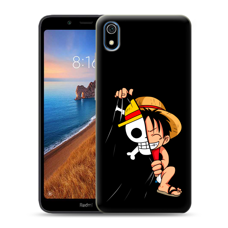 Силиконовый противоударный чехол на Xiaomi RedMi 7A с принтом One Piece Ван Пис Силиконовый противоударный чехол на Xiaomi RedMi 7A с принтом One Piece Ван Пис