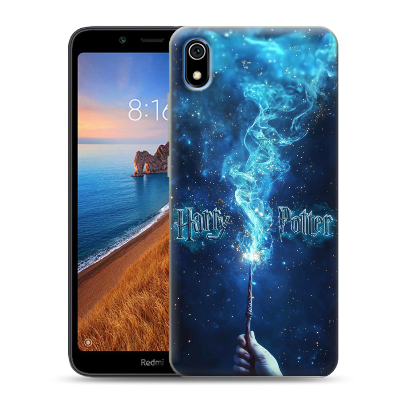 Силиконовый чехол на Xiaomi RedMi 7A с принтом Harry Potter Гарри Поттер Силиконовый чехол на Xiaomi RedMi 7A с принтом Harry Potter Гарри Поттер