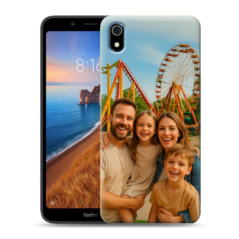 Пластиковый чехол на Xiaomi RedMi 7A с принтом чехол с фото Пластиковый чехол на Xiaomi RedMi 7A с принтом чехол с фото