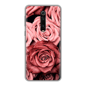 Силиконовый чехол на Xiaomi RedMi K20 с принтом Цветы розы Силиконовый чехол на Xiaomi RedMi K20 с принтом Цветы розы