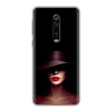 Силиконовый чехол на Xiaomi RedMi K20 с принтом Девушка в шляпе