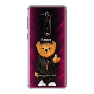 Силиконовый чехол на Xiaomi RedMi K20 с принтом Плюшевый медведь