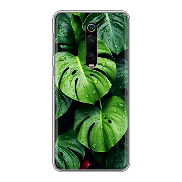 Силиконовый чехол на Xiaomi RedMi K20 с принтом Листья