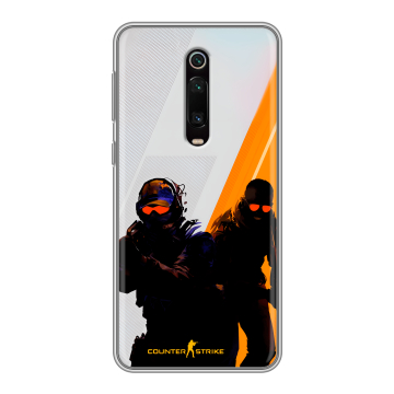 Силиконовый чехол на Xiaomi RedMi K20 с принтом Контер страйк Counter strike