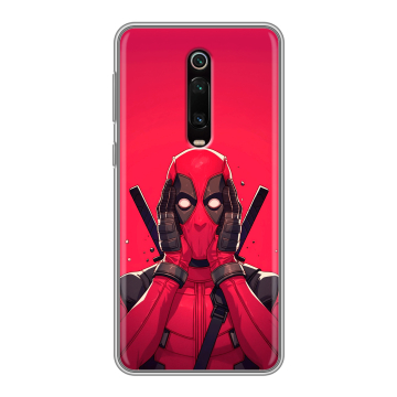 Силиконовый чехол на Xiaomi RedMi K20 с принтом Дедпул Deadpool