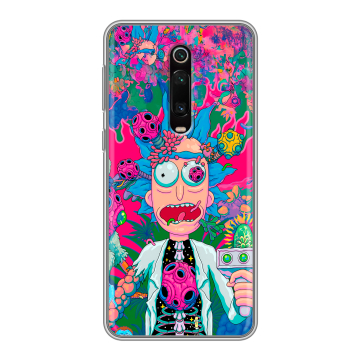Силиконовый чехол на Xiaomi RedMi K20 с принтом Рик и Морти Rick Morty