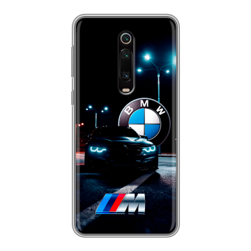 Силиконовый чехол на Xiaomi RedMi K20 с принтом БМВ BMW