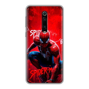 Силиконовый чехол на Xiaomi RedMi K20 с принтом Spiderman Человек паук