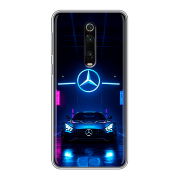 Силиконовый чехол на Xiaomi RedMi K20 с принтом Mercedes Мерседес