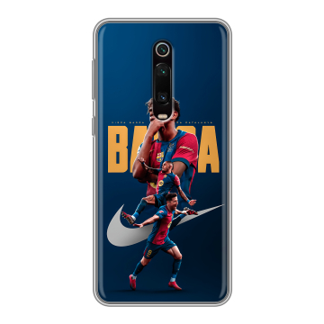 Силиконовый чехол на Xiaomi RedMi K20 с принтом Барселона Barca Yamal 