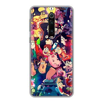 Силиконовый чехол на Xiaomi RedMi K20 с принтом Gravity Falls Гравити Фолз