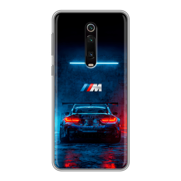 Силиконовый чехол на Xiaomi RedMi K20 с принтом BMW БМВ