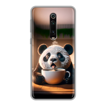 Силиконовый чехол на Xiaomi RedMi K20 с принтом смешная панда