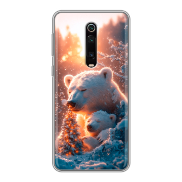 Силиконовый чехол на Xiaomi RedMi K20 с принтом Новый год Силиконовый чехол на Xiaomi RedMi K20 с принтом Новый год