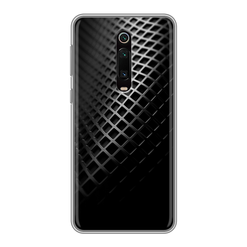 Силиконовый чехол на Xiaomi RedMi K20 с принтом Текстура металла Силиконовый чехол на Xiaomi RedMi K20 с принтом Текстура металла