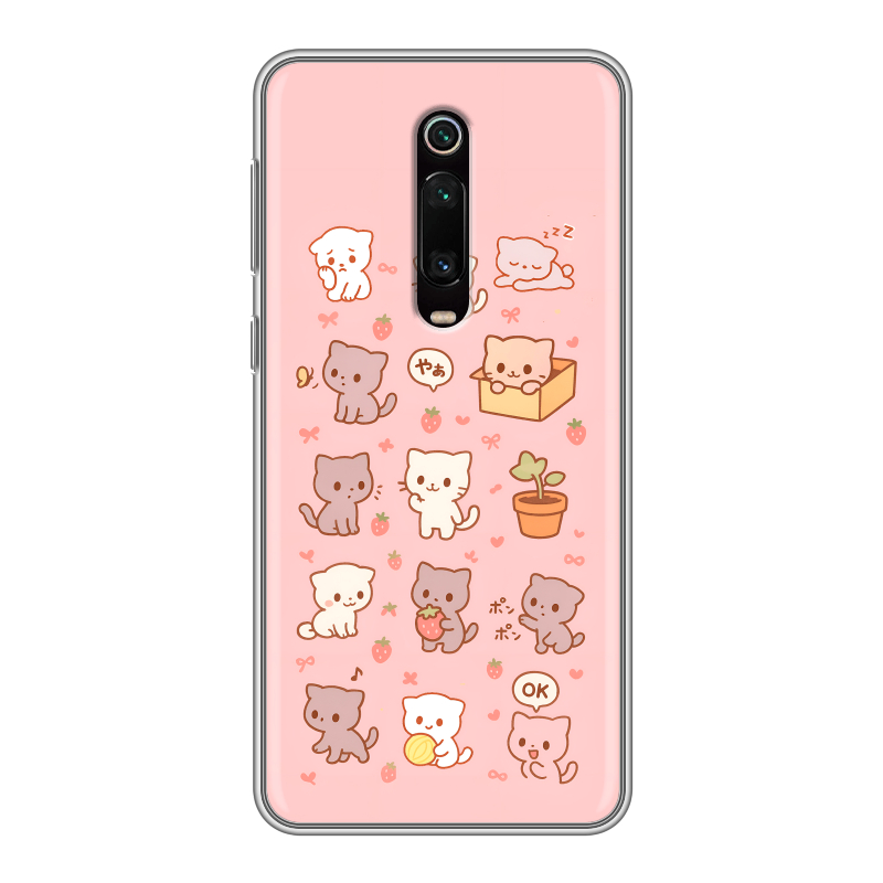 Силиконовый чехол на Xiaomi RedMi K20 с принтом Hello Kitty Хелоу Кити Силиконовый чехол на Xiaomi RedMi K20 с принтом Hello Kitty Хелоу Кити