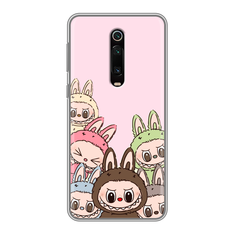 Силиконовый чехол на Xiaomi RedMi K20 с принтом Лабубу Силиконовый чехол на Xiaomi RedMi K20 с принтом Лабубу