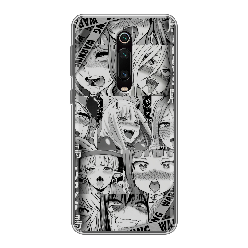 Силиконовый чехол на Xiaomi RedMi K20 с принтом Ahegao Ахегао Аниме Силиконовый чехол на Xiaomi RedMi K20 с принтом Ahegao Ахегао Аниме