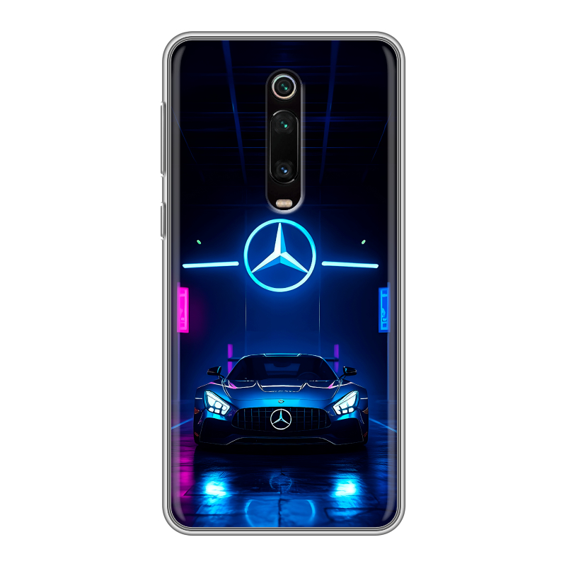 Силиконовый чехол на Xiaomi RedMi K20 с принтом Mercedes Мерседес Силиконовый чехол на Xiaomi RedMi K20 с принтом Mercedes Мерседес