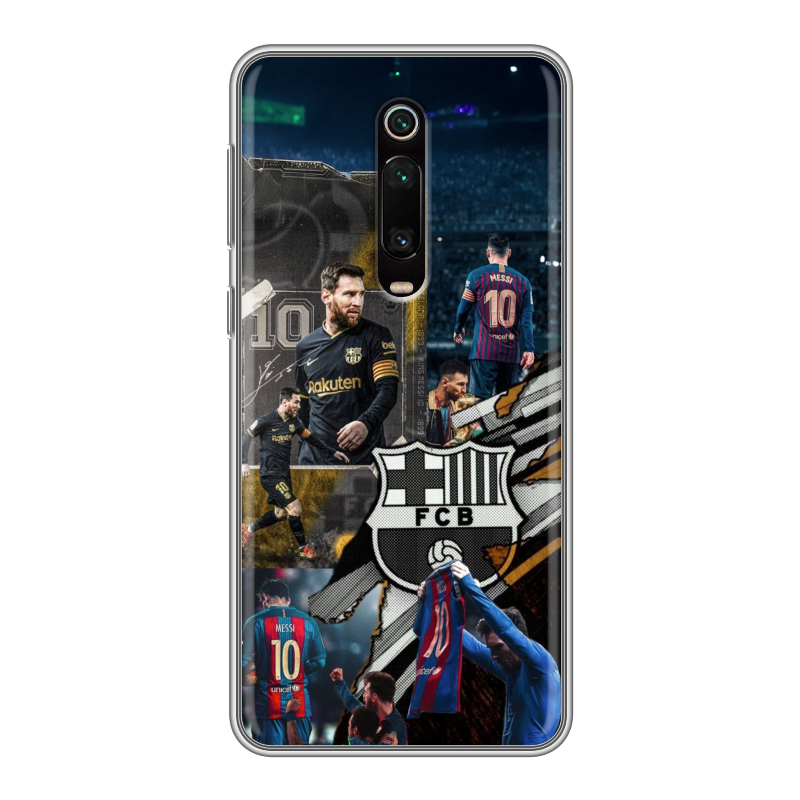 Силиконовый чехол на Xiaomi RedMi K20 с принтом Messi Barcelona Силиконовый чехол на Xiaomi RedMi K20 с принтом Messi Barcelona