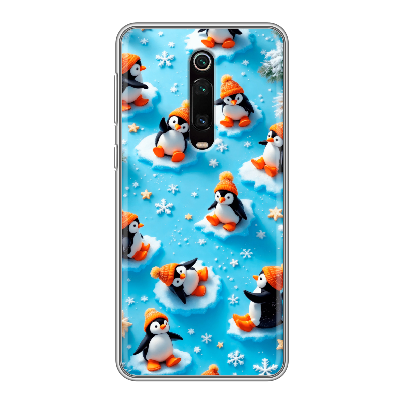 Силиконовый чехол на Xiaomi RedMi K20 с принтом Новый год Силиконовый чехол на Xiaomi RedMi K20 с принтом Новый год
