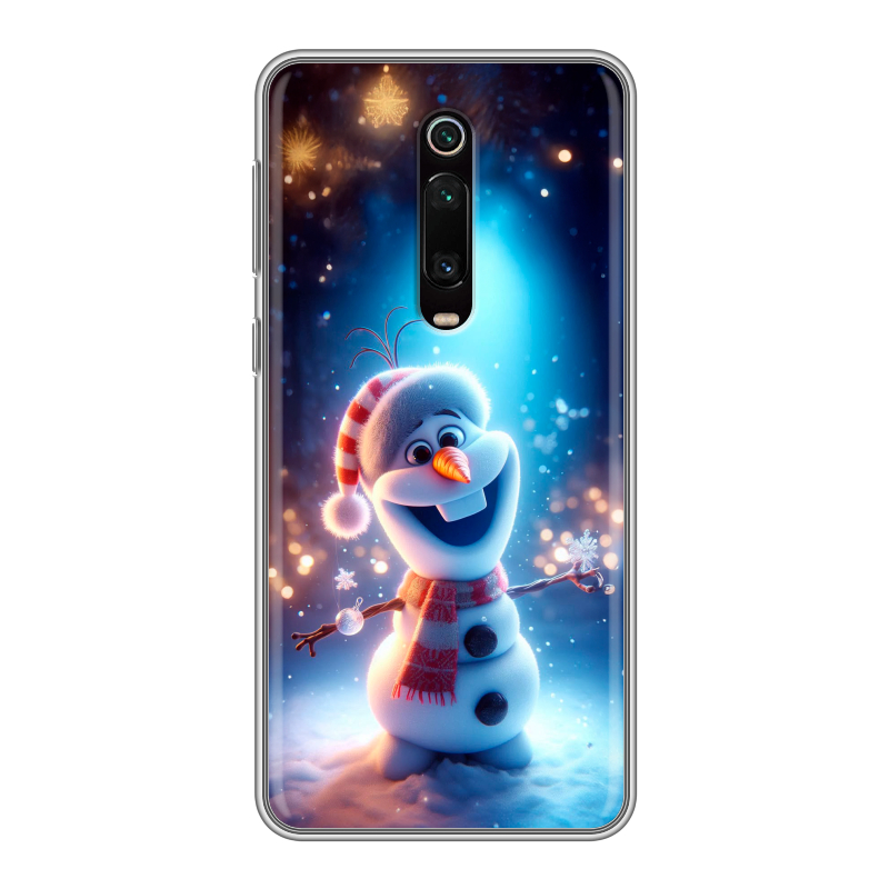 Силиконовый чехол на Xiaomi RedMi K20 с принтом Новый год Силиконовый чехол на Xiaomi RedMi K20 с принтом Новый год