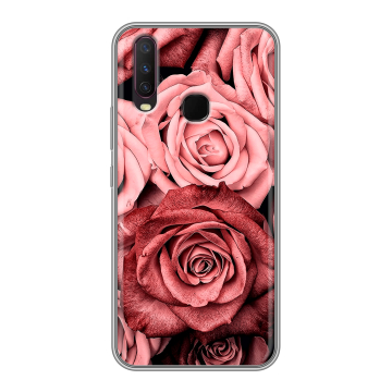 Силиконовый чехол на Vivo Y17 с принтом Цветы розы Силиконовый чехол на Vivo Y17 с принтом Цветы розы