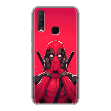 Силиконовый чехол на Vivo Y17 с принтом Дедпул Deadpool