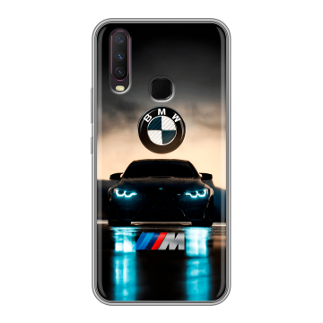 Силиконовый чехол на Vivo Y17 с принтом БМВ BMW Силиконовый чехол на Vivo Y17 с принтом БМВ BMW