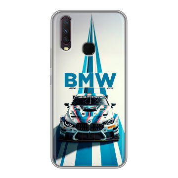 Силиконовый чехол на Vivo Y17 с принтом БМВ BMW