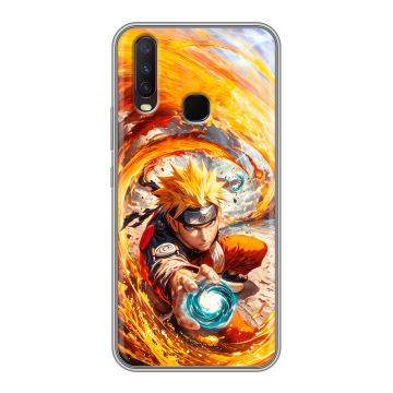 Силиконовый чехол на Vivo Y17 с принтом Аниме Наруто Naruto