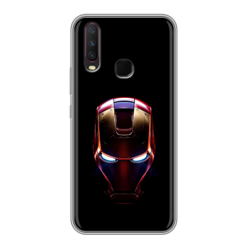 Силиконовый чехол на Vivo Y17 с принтом IronMan Железный человек