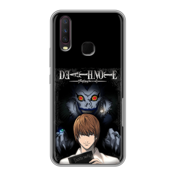 Силиконовый чехол на Vivo Y17 с принтом Death note Тетрадь смерти