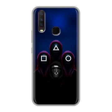 Силиконовый чехол на Vivo Y17 с принтом Игра Кальмара