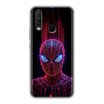 Силиконовый чехол на Vivo Y17 с принтом Spiderman Человек паук
