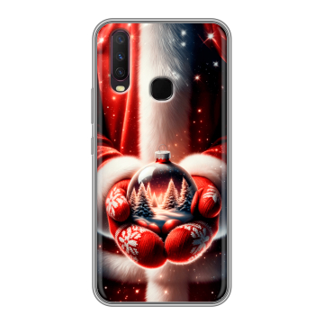 Силиконовый чехол на Vivo Y17 с принтом Новый год