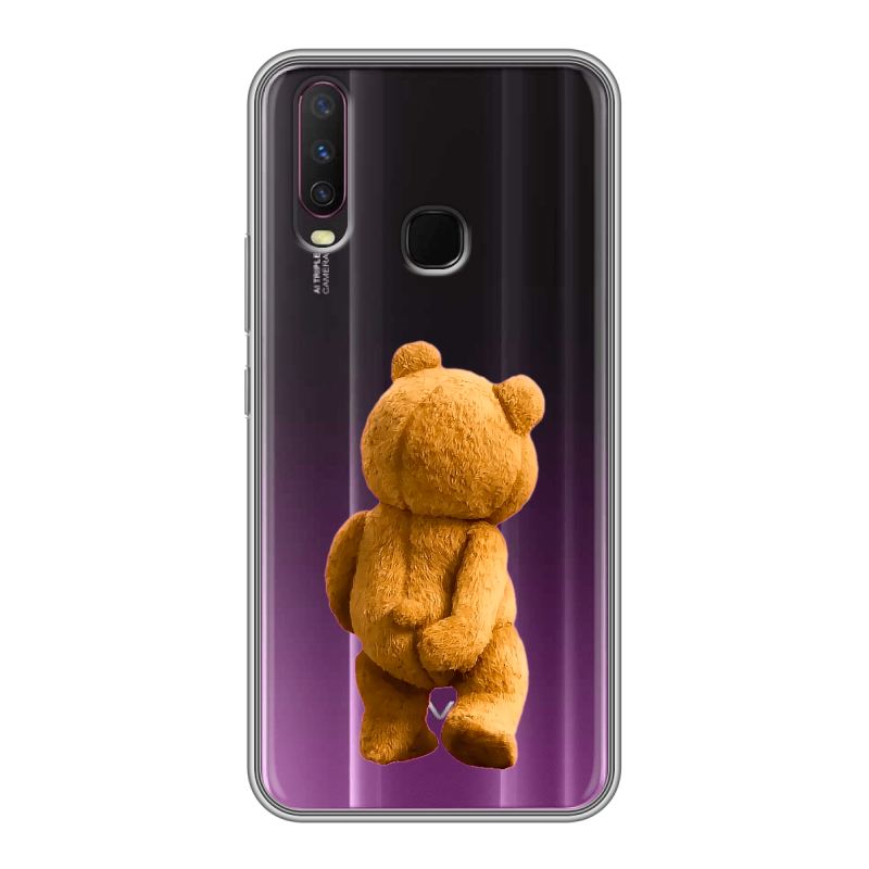 Пластиковый чехол на Vivo Y17 с принтом Медведь Пластиковый чехол на Vivo Y17 с принтом Медведь