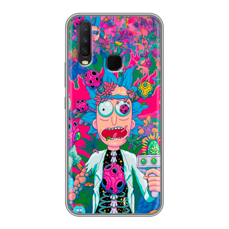 Пластиковый чехол на Vivo Y17 с принтом Рик и Морти Rick Morty Пластиковый чехол на Vivo Y17 с принтом Рик и Морти Rick Morty