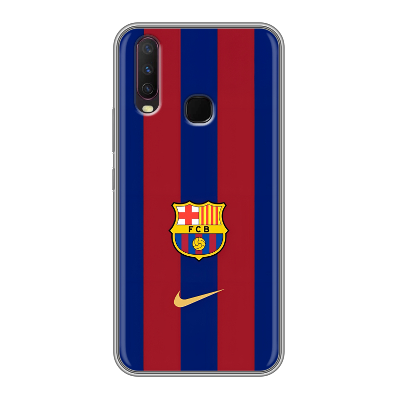 Силиконовый чехол на Vivo Y17 с принтом Барселона Barcelona Силиконовый чехол на Vivo Y17 с принтом Барселона Barcelona