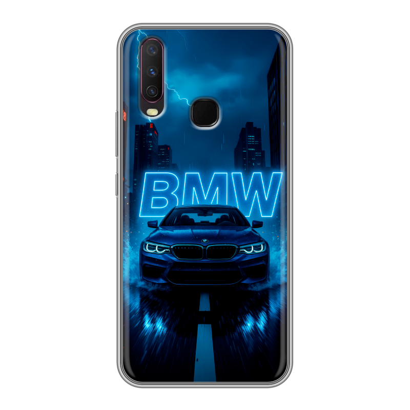 Пластиковый чехол на Vivo Y17 с принтом BMW БМВ Пластиковый чехол на Vivo Y17 с принтом BMW БМВ