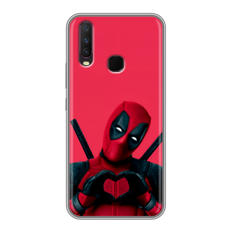 Пластиковый чехол на Vivo Y17 с принтом Дедпул Deadpool Пластиковый чехол на Vivo Y17 с принтом Дедпул Deadpool