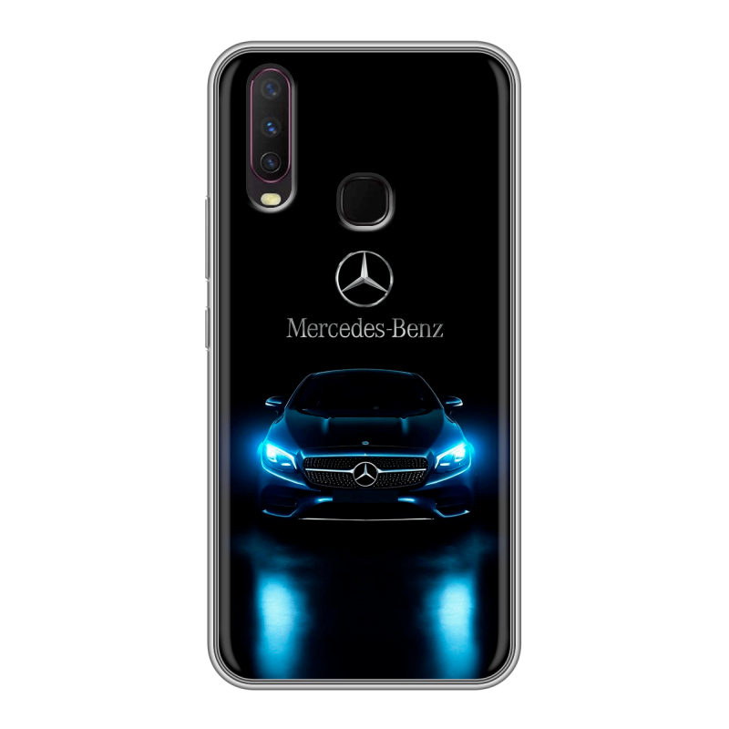 Пластиковый чехол на Vivo Y17 с принтом Mercedes Мерседес Пластиковый чехол на Vivo Y17 с принтом Mercedes Мерседес