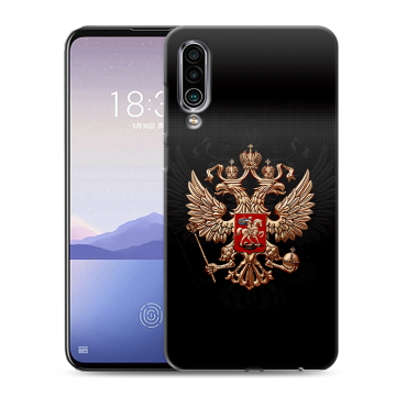 Силиконовый чехол на Meizu 16Xs с принтом Герб России