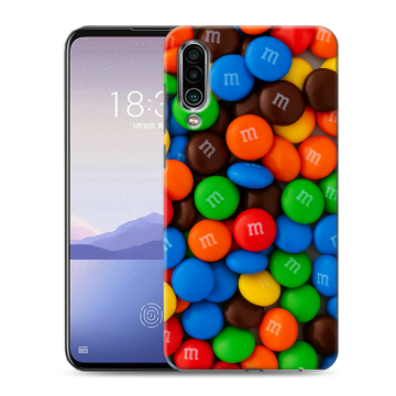 Силиконовый чехол на Meizu 16Xs с принтом Конфеты