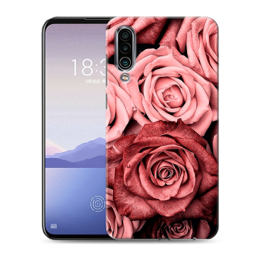 Силиконовый чехол на Meizu 16Xs с принтом Цветы розы
