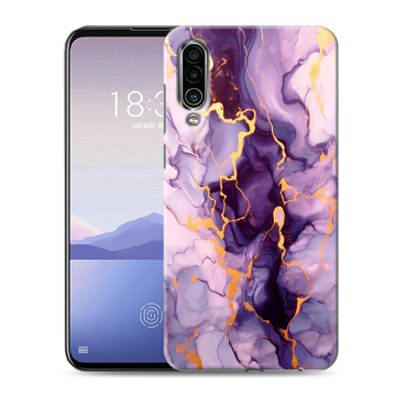 Силиконовый чехол на Meizu 16Xs с принтом Мрамор