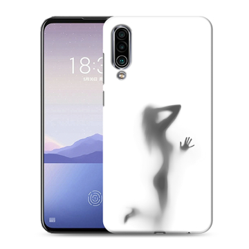 Силиконовый чехол на Meizu 16Xs с принтом Силуэт