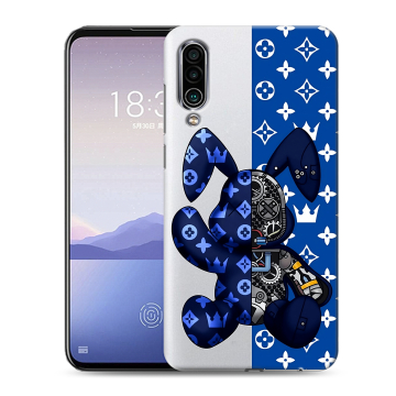 Силиконовый чехол на Meizu 16Xs с принтом Луи робот