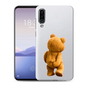 Силиконовый чехол на Meizu 16Xs с принтом Медведь